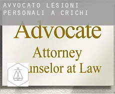 Avvocato lesioni personali a Crichi