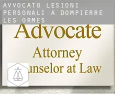 Avvocato lesioni personali a Dompierre-les-Ormes