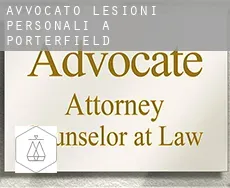 Avvocato lesioni personali a  Porterfield