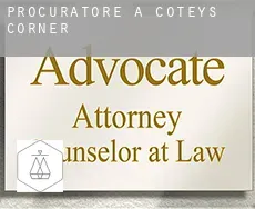 Procuratore a  Coteys Corner