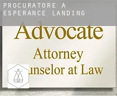 Procuratore a  Esperance Landing