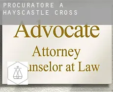 Procuratore a  Hayscastle Cross
