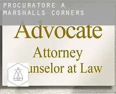 Procuratore a  Marshall's Corners