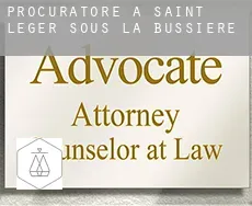 Procuratore a Saint-Léger-sous-la-Bussière