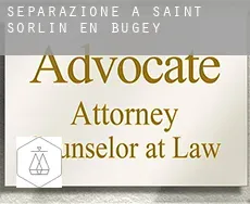 Separazione a  Saint-Sorlin-en-Bugey