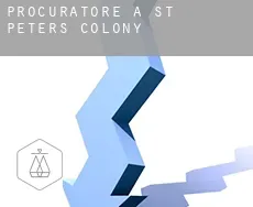 Procuratore a  St. Peters Colony