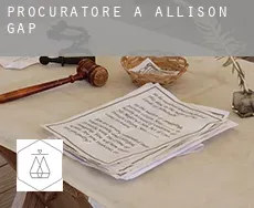 Procuratore a  Allison Gap