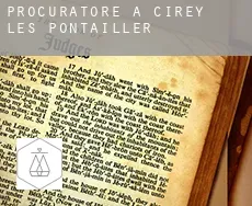 Procuratore a  Cirey-lès-Pontailler