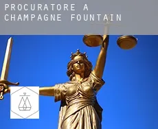 Procuratore a  Champagne Fountain