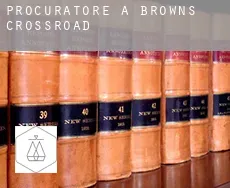 Procuratore a  Browns Crossroad