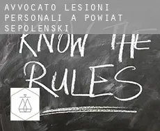 Avvocato lesioni personali a Powiat sępoleński