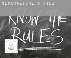 Separazione a  Riez
