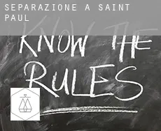 Separazione a  Saint-Paul