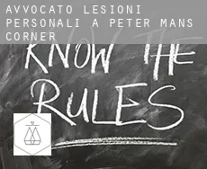 Avvocato lesioni personali a  Peter Mans Corner