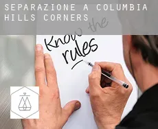 Separazione a  Columbia Hills Corners