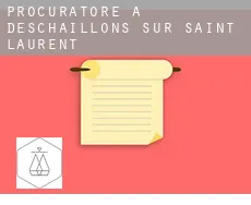Procuratore a  Deschaillons-sur-Saint-Laurent