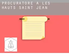 Procuratore a  Les Hauts-Saint-Jean