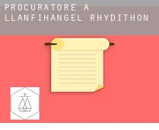 Procuratore a Llanfihangel Rhydithon