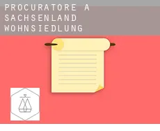 Procuratore a  Sachsenland-Wohnsiedlung