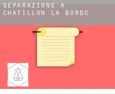 Separazione a  Châtillon-la-Borde