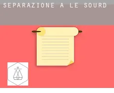 Separazione a  Le Sourd