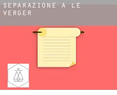 Separazione a Le Verger
