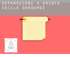 Separazione a  Sainte-Cécile-d'Andorge